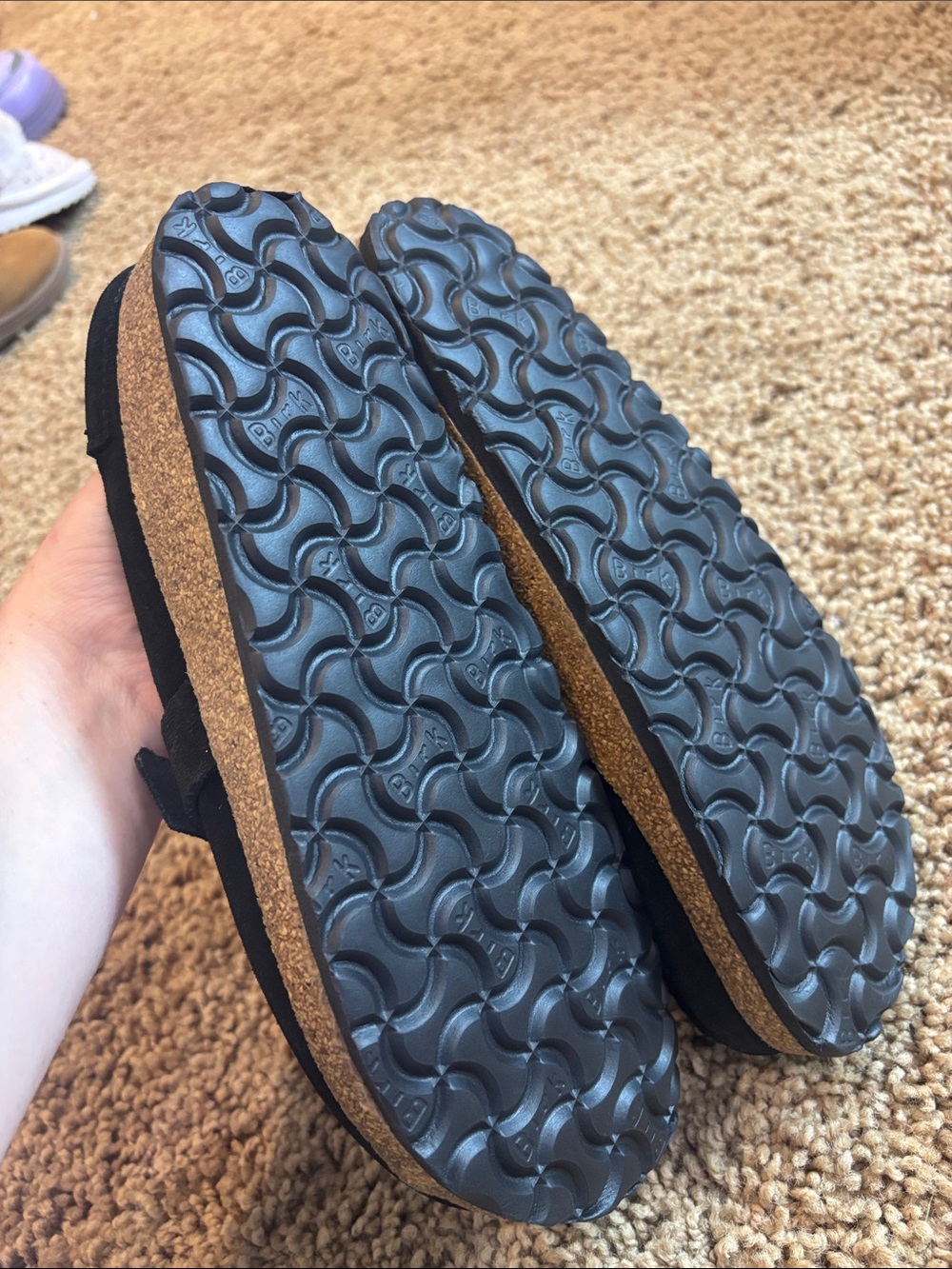 Birkenstock Buckley clogs in black suede - Picture 4 of 6
